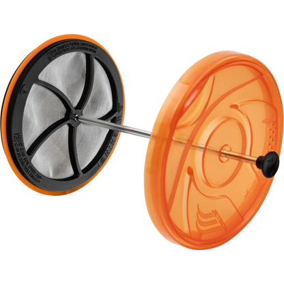 Black/Orange Topo
