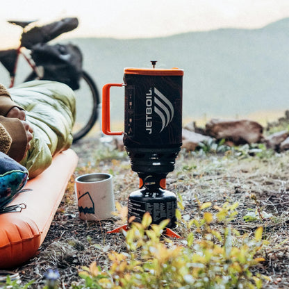 Black/Orange Topo